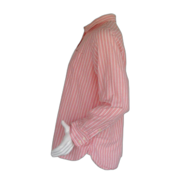 J. CREW Factory Blouse, XL, Boyfit/Boyfriend, Popover, Pocket, Salmon - Picture 9 of 10